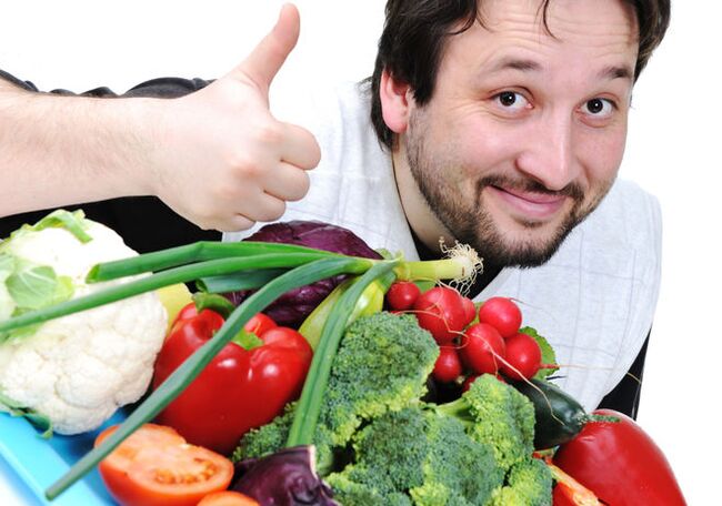 Healthy vegetables for treating prostatitis